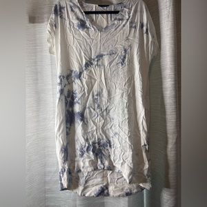 Light blue and white